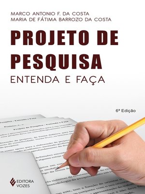 cover image of Projeto de pesquisa